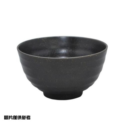 日本 美濃焼 茶碗 (黑色)