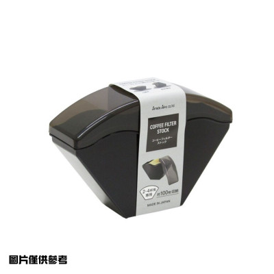 日本 咖啡濾紙 收納盒 (黑)