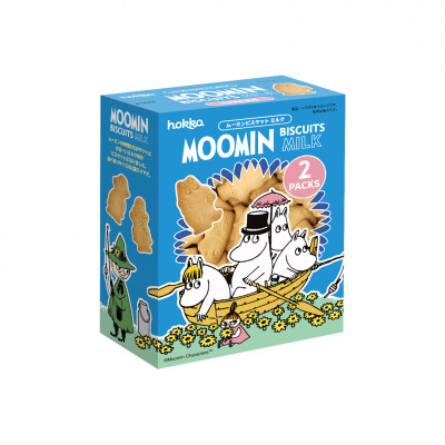 日本 HOKKA 姆明 餅乾盒裝 （牛奶味）