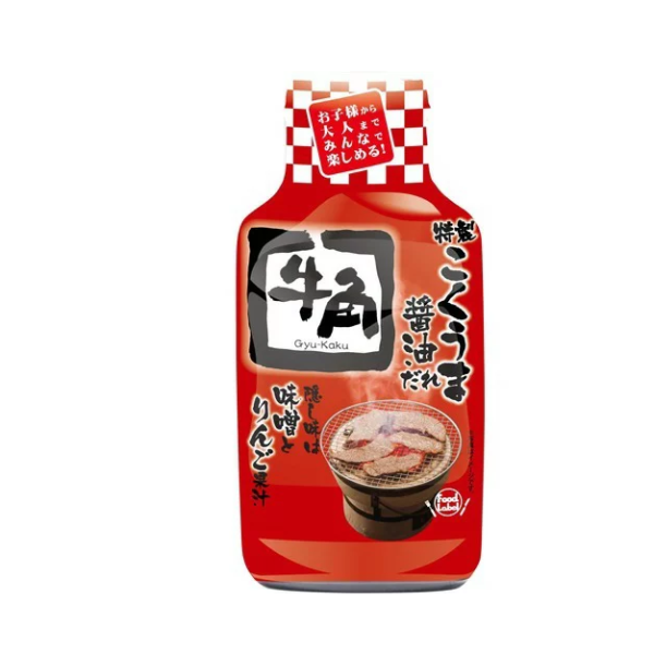 日本Food Label (紅)牛角特制醬油 210g （JP0793B/501013）
