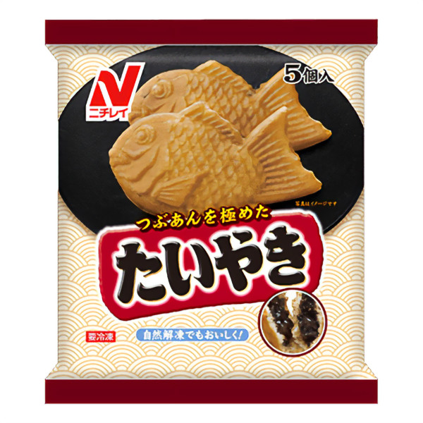 日本NICHIREI 鯛魚燒 5個裝/包 400g