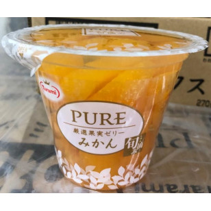 日本Tarami PURE 果肉啫喱 蜜柑味 270g/個 