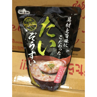 日本國產燒真鯛魚粥250g /包(JPS8304/902639) 日本國產燒真鯛魚粥250g /包(JPS8304/902639)